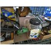 Image 2 : Shelf Lot of 7" Head Lamp (4), Assorted Cords, Easy Seal Clamps