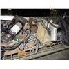 Image 2 : Shelf Lot w/Bottle Jack, Belt Sander, Chain & Asst. Tools