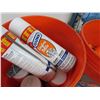 Image 2 : Lot of 5 Gal. Buckets, Gunk Engine Brite Degreaser, Tie Down Straps