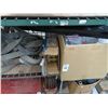 Image 1 : Shelf of Asst. Light Bulbs, Lift Straps, Speaker & Caulk Gun