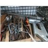 Image 2 : Shelf Lot Air Nailer, Conduit Bender, Sockets, Hand Tools