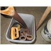 Image 2 : Buckets of Saws, Mallet, Screwdrivers & Hammers