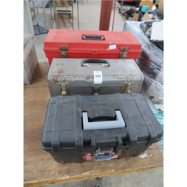 Empty Toolbox Cases, Husky, Craftsman & Contico