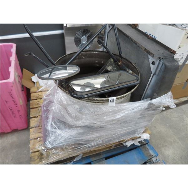 Pallet of Rims (2), Side Mirrors