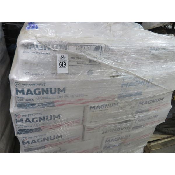 41-Case of Magnum Wire Coil Nails - 41 X $