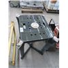 Image 1 : Black Plastic Square Work Table