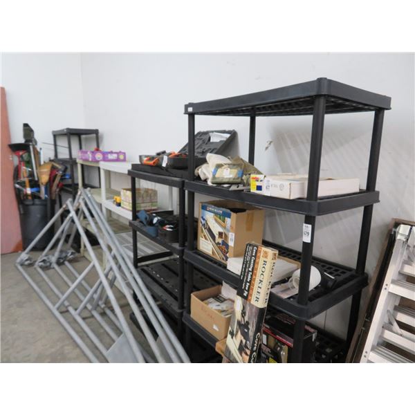 5-Black/Tan Plastic Rack - 5 X $