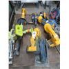 Image 1 : Cordless Dewalt Saws 3, Dewalt Drills 3, Ryobi Sprayers 2 - (No Batteries or Chargers)