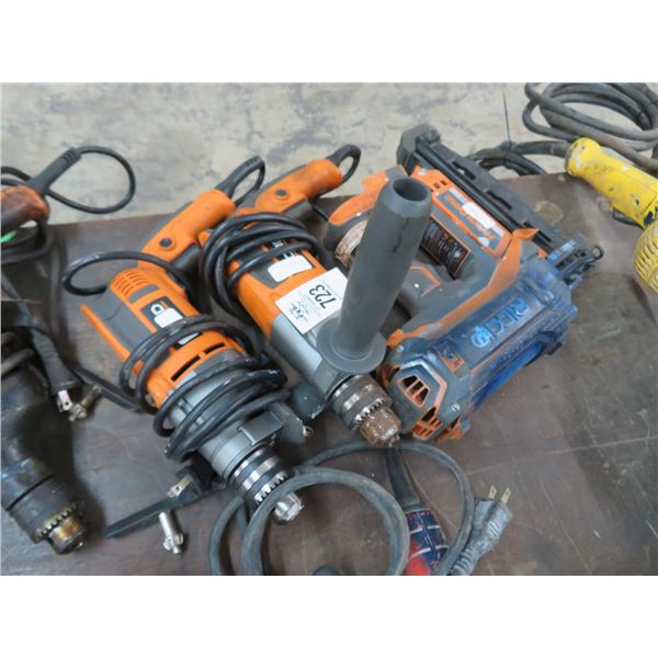 Ridgid Electric Drills 2, Ridgid Hyper Drive Cordless Nailer