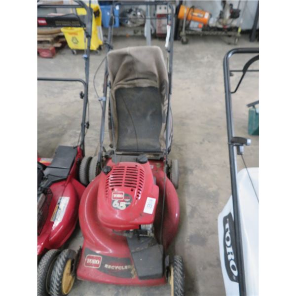 Toro Gas FWD Lawnmower w/Bagger