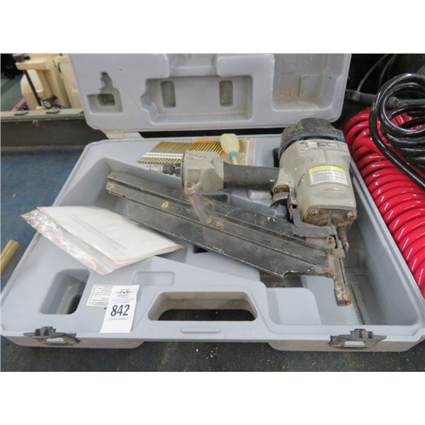 Central Pneumatic Air Coil Roofing Nail Gun In Case