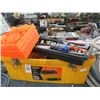 Image 1 : Yellow Plastic Toolbox w/Contents