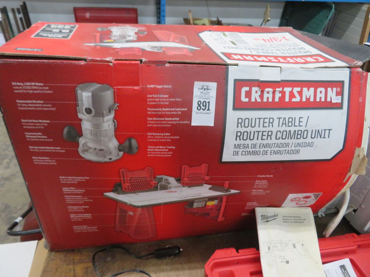 Craftsman Router Table/Router Combo Unit