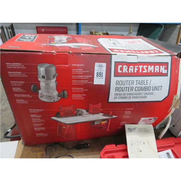 Craftsman Router Surfacing Table Craftsman Router Table/Router Combo Unit