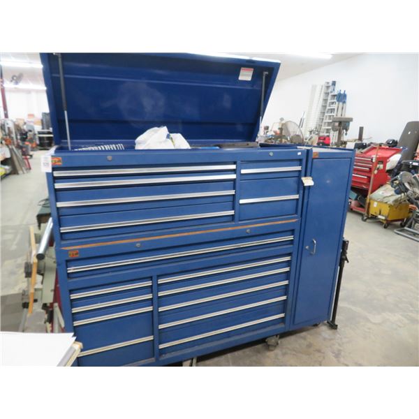 ITB Large Blue 18 Compartment Rolling Toolbox New Retail $1,600