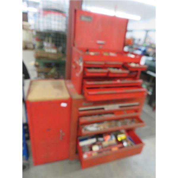 Red Snap On Rolling  Toolbox w/Contents