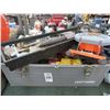Image 1 : Grey Plastic Craftsman Toolbox w/Contents