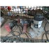 Image 1 : Shelf of Porter Cable Router, Drills, Tank and Filter