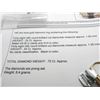 Image 2 : 14K Two Tone Gold Diamond Ring w/48 Round Diamonds -