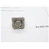 Image 3 : 18K WG Diamond Ring w/60 Round Diamonds and 17 Round