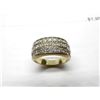Image 2 : 14K YG Diamond Ring w/27 Round Diamonds 7.0g - Replacement