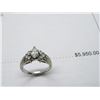 Image 2 : 14K YG Diamond Ring w/One Marquise Cut Diamond and 22