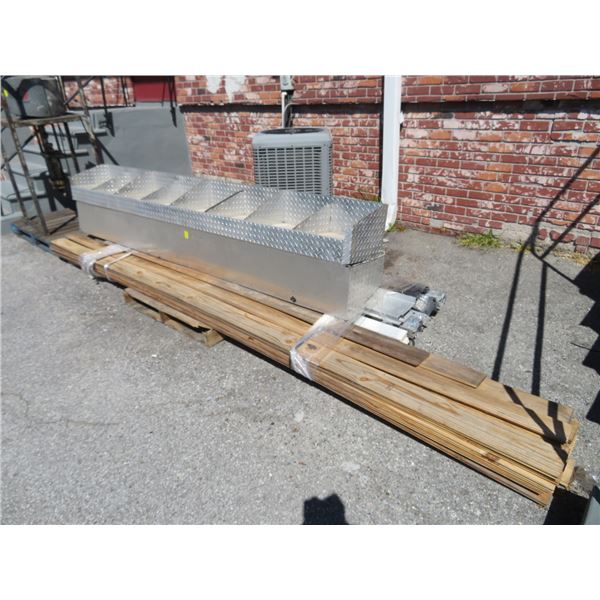 Tongue In Groove 14' Planks & DP Parts Bin Rack