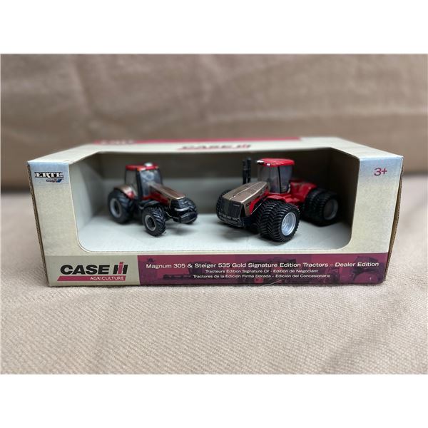 1 64 CASE MAGNUM 305 STEIGER 535 GOLD SIGNATURE EDITIONS TRACTORS 1-64-case-magnum-305-steiger-535-gold-signature-editions-tractors