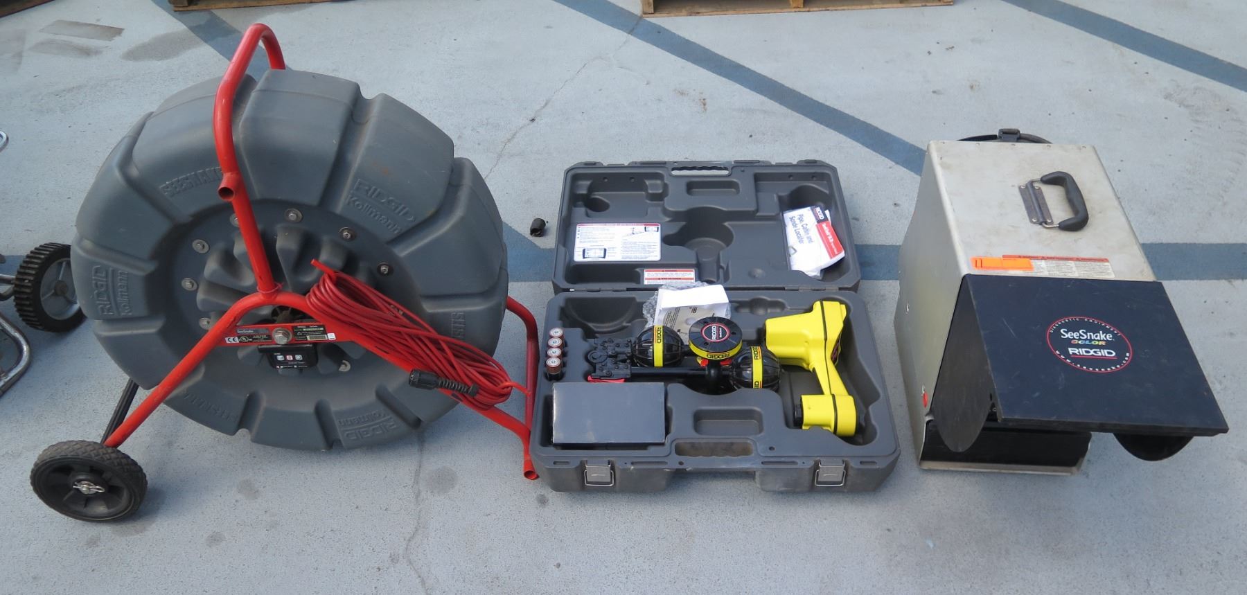 Old Ridgid Color Camera Ridgid SeeSnake Drain & Sewer Camera System w/ Color Monitor & Video Manual