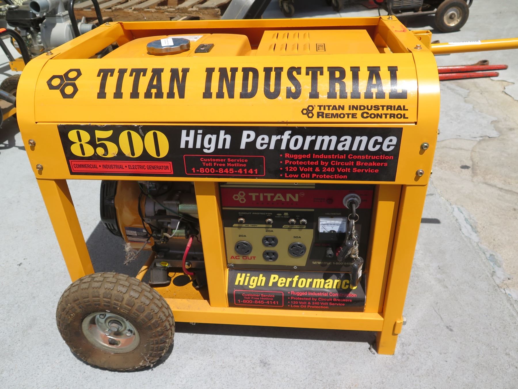 Titan 8500 High Performance Industrial Generator