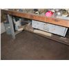 Image 8 : Work Table & Contents: Industrial Vise, Valves, Fittings, etc