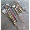 Image 1 : Multiple Landscape Tools: Shovels, Hoes, Axes, Hammers, etc