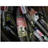 Image 13 : Contents of Shelf: Gas Cans, Fixtures, Fittings, Hose, Tools, Hardware, etc