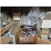 Image 4 : Contents of Shelf: Gas Cans, Fixtures, Fittings, Hose, Tools, Hardware, etc
