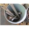 Image 2 : Pallet Multiple Buckets Hardware, Fittings, Rope, Pipe Lengths, etc