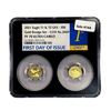 Image 1 : 2021 2 $5 1/10 oz Amer Gld Eagles NGC PF70