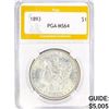Image 1 : 1893 Morgan Silver Dollar PGA MS64