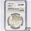 Image 1 : 1883 Morgan Silver Dollar NGC MS63
