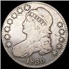 Image 1 : 1830 Capped Bust Half Dollar NICELY CIRCULATED