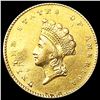 Image 1 : 1855 Rare Gold Dollar CLOSELY UNCIRCULATED