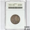 Image 1 : 1913-S Barber Quarter ANACS G4