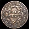 Image 2 : 1835 Classic Head Half Cent LIGHTLY CIRCULATED