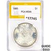 Image 1 : 1885 Morgan Silver Dollar PGA MS66