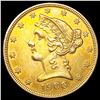 Image 1 : 1906-D $5 Gold Half Eagle CLOSELY UNCIRCULATED