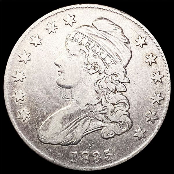 1835 Capped Bust Half Dollar LIGHTLY CIRCULATED