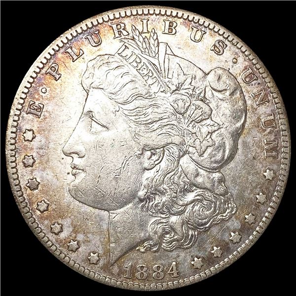 1884-CC Morgan Silver Dollar NEARLY UNCIRCULATED
