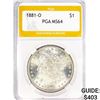 Image 1 : 1881-O Morgan Silver Dollar PGA MS64