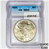 Image 1 : 1923 Silver Peace Dollar ICG MS65