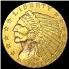 Image 1 : 1911 $2.50 Gold Quarter Eagle NEARLY UNCIRCULATED
