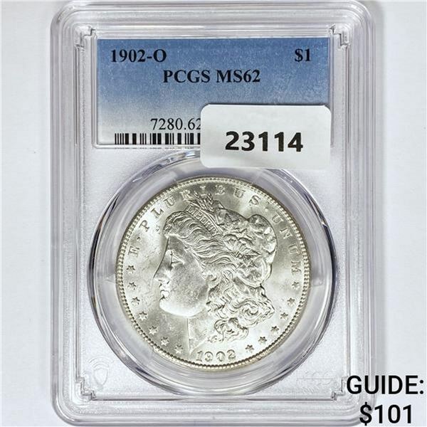1902-O Morgan Silver Dollar PCGS MS62